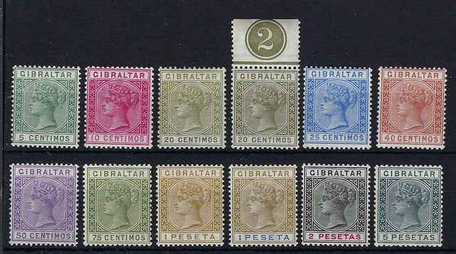 Image of Gibraltar SG 22/33 UMM British Commonwealth Stamp